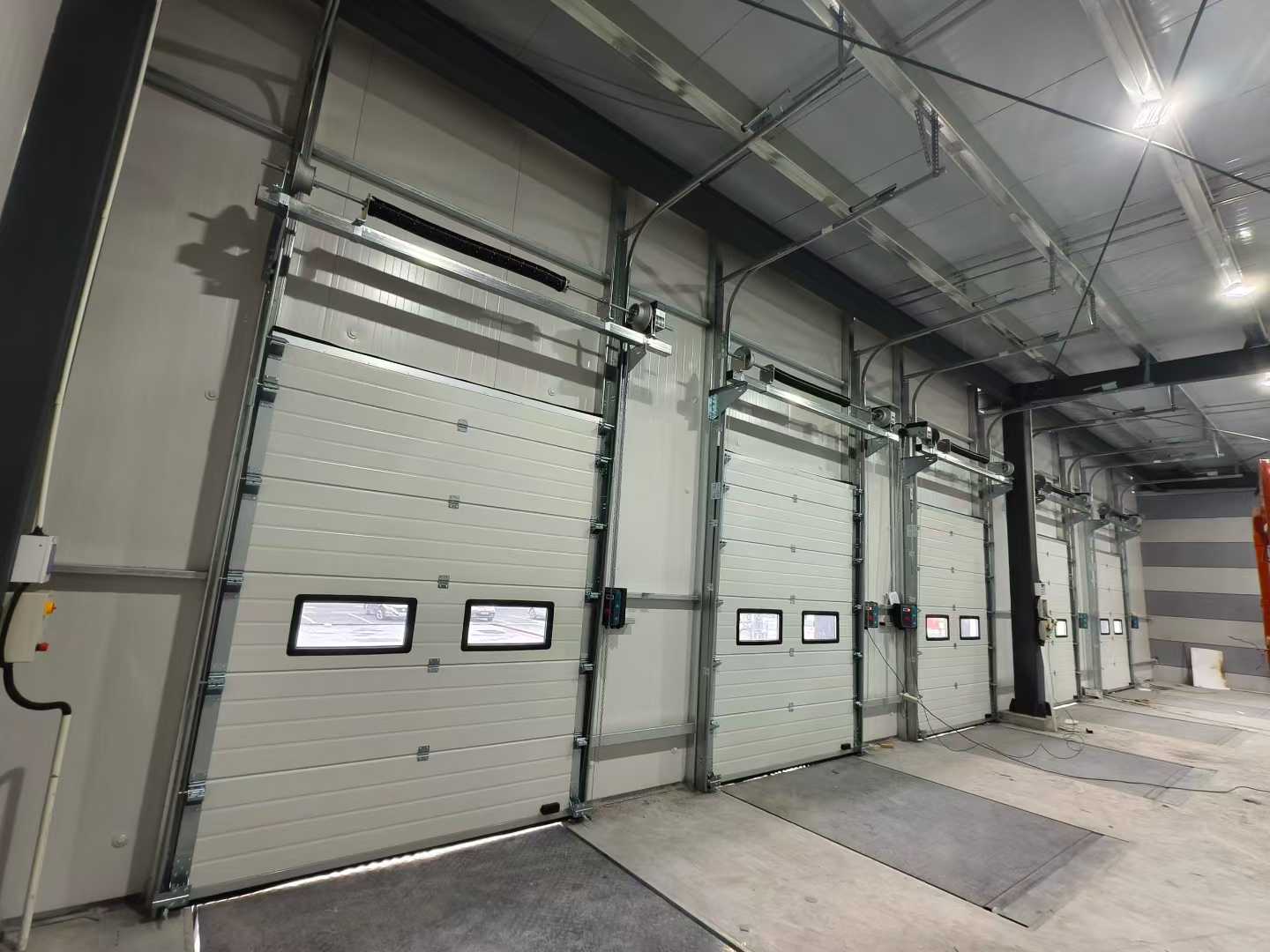 Industrial Sectional Doors and Dock Levelers Shipment for Warehouse Projects